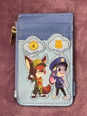 NWT Loungefly Disney Zootopia Nick and Judy cardholder wallet
